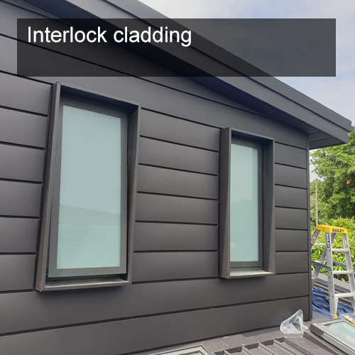 Interlock cladding