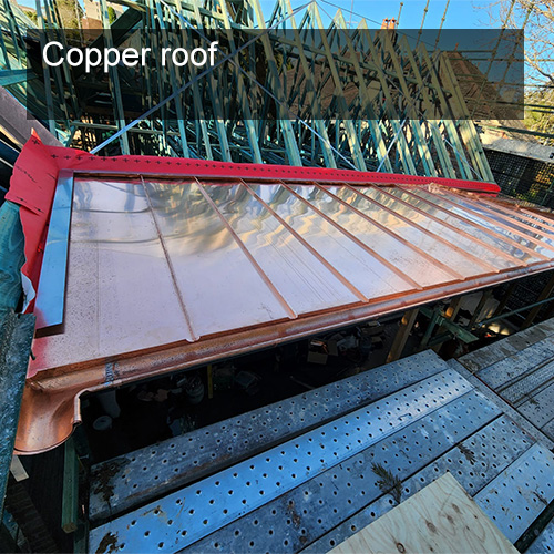 Copper roof