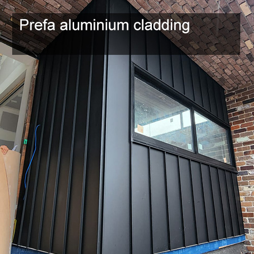 Prefa aluminium cladding